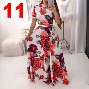 Nouvelle Robe Longue Décontractée d'Été pour Femme, Grande Taille, Élégante, Sexy, Vintage, à Motifs Floraux, en Polyester, Coupe Crayon, Lavable, Col en V - Product Image 6