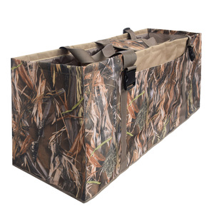 Sac de rangement pour leurres de chasse camouflage, 12 compartiments, multifonctionnel, en tissu Oxford 600D - Product Image 4