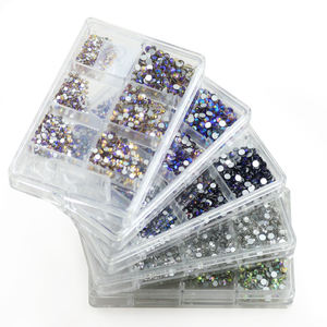 Perles en cristal de verre pour manucure, fabrication de bijoux, manucures DIY, outils d'art des ongles, colle, accessoires vestimentaires, 864 pièces/boîte - Product Image 5