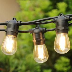 49FT luci a tubo impermeabile filo luci con E27 Edison lampadina per piscina <span class=keywords><strong>balcone</strong></span> albero giardino cortile natale matrimonio - Product Image 4