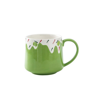 Tazas de Café de Cerámica con Diseño Creativo de Fresa 3D, Tazas de Leche de Cerámica Pintadas a Mano con Frutas, Lindas Tazas de Agua para Regalo - Product Image 4