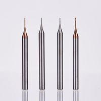Fraise à fraiser en carbure, profondeur HRC60, 2 flûtes, diamètre en acier au tungstène, long col, fraise à bout pour bois, fraise à bout CNC pour aluminium