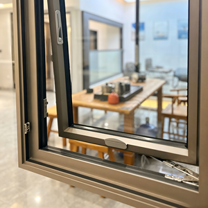 Ventanas Corredizas de Aleación de Aluminio, Apertura Vertical, Diseño Minimalista, Insonorizadas, para Uso en Villas, Grado Comercial, con Rotura de Puente Térmico - Product Image 4