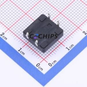 TSF001A07526A Tactile Switch DIP-4P,12x12mm Switch Round Button 2.6N Through Hole 12mm - Product Image 2