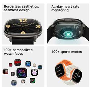 Montre connectée sportive ultra-fine Explosive Models HD17 Air avec écran AMOLED de 1,73 pouce et charge magnétique - Product Image 4