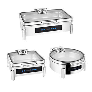 Scaldavivande Elettrico Rettangolare in Acciaio Inox per Ristoranti, con Display Digitale, Forniture per <span class=keywords><strong>Hotel</strong></span> e Ristoranti - Product Image 1