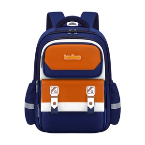 New Fashion Color School <strong>Bag</strong> 1-6 Grade Load Relief ridge Large Capacity High Appearance Level Student Backpack - Product Image 1