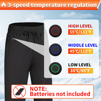 Pantalon chauffant rechargeable à 8 zones, pantalon chauffant électrique imperméable et coupe-vent pour le ski et la chasse