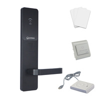 Système de gestion hôtelière : Kit de serrure de porte à carte RFID avec conception antivol et étanche, surveillance en temps réel et enregistrements d'accès