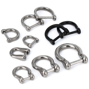 Hebilla de Herradura Multifunción Tipo U-D de Titanio Puro - Exquisito Accesorio de Joyería, Cierre de Conexión para Mochila, Hipoalergénico - Product Image 4