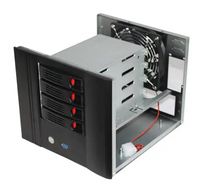 Casing Penyimpanan Data Server Mini Nas Berkualitas Tinggi 4 Bay Hot Swap 2.5 3.5 Hard Drive 2.5\" Kipas Bahan Plastik Mini-ITX Stok Tersedia