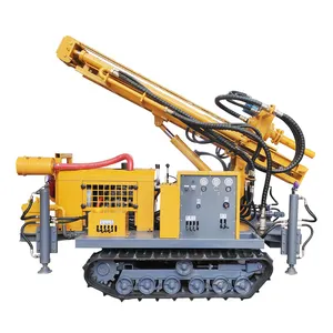 280m air compressor gas water well drilling rig with pump for agricultural industrial irrigation