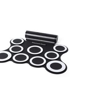 2019 jouet piège <span class=keywords><strong>charleston</strong></span> tom main rouleau tambour avec 9 pads - Product Image 1