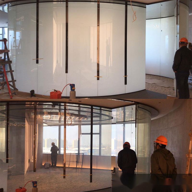 Образцы A4 с контроллером самоклеящейся смарт-пленки PDLC, электрическая пленка с регулируемым оттенком, интеллектуальная стеклянная пленка на выбор