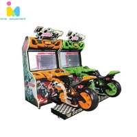 Mesin Game Arcade Balap Motor Koin, Simulator Mengemudi Moto GP
