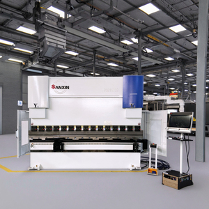 SANXIN CNC Press Brake 6+1 Axis 8+1 Axis Bending <strong>Machine</strong> Electric Sheet Metal Bender Da66s Control System Full Auto Iron Sheet - Product Image 1