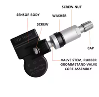 Capteur de pression des pneus universel TPMS pour tous les véhicules Installation et prise en charge faciles pour toutes les voitures
