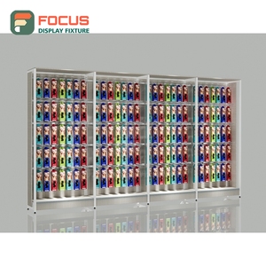 Luxury Wig Display Counter Glass Showcase Drawer Integrated Shelf Human Hair Display Counter - Product Image 6