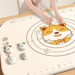2025 nouvelle tendance tapis de cuisson en Silicone résistant à la chaleur tapis de gril de barbecue personnalisé tapis pâteux antiadhésif - Product Image 5