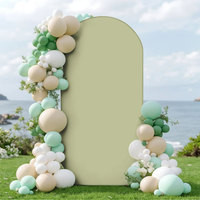 Housse de fond de scène élastique en Spandex ajustée et extensible pour décoration de mariage, baby shower, fête d'anniversaire