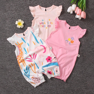 Tutine con motivo personalizzato per neonate 0-3 <span class=keywords><strong>mesi</strong></span> stile carino per bambini <span class=keywords><strong>vestiti</strong></span> tutina personalizzata tutina per bambini all'ingrosso - Product Image 1