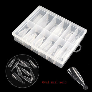 300 Pièces par Sac – <span class=keywords><strong>Faux</strong></span> <span class=keywords><strong>Ongles</strong></span> DIY, Moules à <span class=keywords><strong>Ongles</strong></span> Artificiels en Polygel avec Motif Ciel Étoilé et Longueur de 5,0 cm pour Manucure - Product Image 6