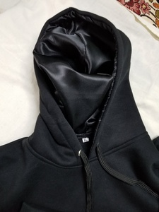 Solid Color 100% Cotton Fleece Lined Winter <b>Hoodie</b> for <b>Men</b> and Women <b>Plain</b> Dyed - Product Image 3