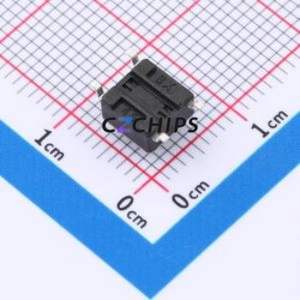 TS110416050 Tactile Switch SMD-4P,6x6mm Switch Single Pole Single Throw Round Button 1.6N 5mm - Product Image 2