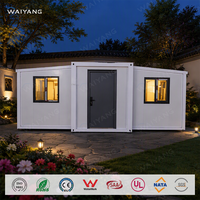Casa Prefabricada en Contenedor Expandible de 20/40 Pies, Vivienda Pequeña, Casa Modular Móvil con Cocina y Baño