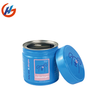 Boîte en étain ronde vide pour poudre de champignon, emballage hermétique personnalisé de 30 g, 40 grammes, 60 ml, boîte en métal pour matcha avec joint