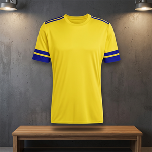 Conjunto Completo de Uniforme de Fútbol Personalizado, Transpirable, 100% Poliéster, con Estampado por Transferencia de Calor, Cuello Redondo, Unisex, para Adultos - Product Image 1