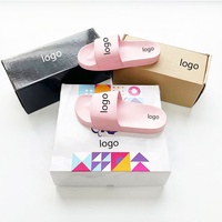 Sandales personnalisées 3D imprimées, design uni, vente en gros 2023, logo personnalisé, sandales pour femmes, couleurs personnalisées avec boîte