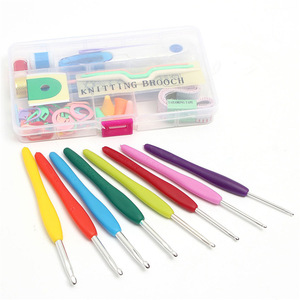 Multicolore Aiguilles À Tricoter crochet Crochet set Mixte En Métal crochet Crochet Modèle Kit Outil Bande BRICOLAGE Artisanat - Product Image 3