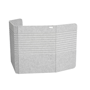 Modification rapide de la disposition du bureau, construction utilisant des cloisons de bureau pliables en fibre de polyester autoportantes pour une utilisation en cuisine extérieure - Product Image 5