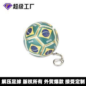 ลูกฟุตบอลอาร์เจนตินา TPE ของเล่นบีบคลายเครียดสำหรับเด็กและผู้ใหญ่ ทุกเพศ อายุ 8 ถึง 13 ปี - Product Image 2