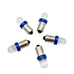 หลอดไฟ LED ทรงกลม สีขาวนวล ใส โปร่งแสง แบบ AC/DC 5V 44 BA9S 47 LED สำหรับเครื่องพินบอล - Product Image 1