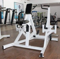 Équipement de fitness commercial, rangée chargée de plaques, rangée assise verticale, rameur latéral ISO