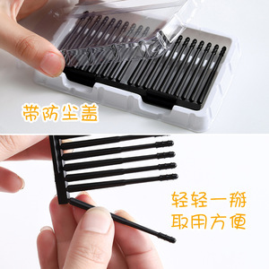 <b>Ear</b> Cleaning Stick Black Plastic Disposable <b>Ear</b> <b>Pick</b> For Earwax Removal Gentle On <b>Ears</b> - Product Image 5