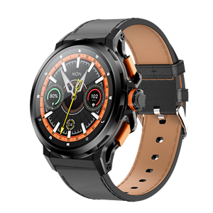 Siêu dài thời gian chờ SK43 thời trang Montre intelligente 1.65inch AMOLED Màn hình BT gọi Smartwatch cho nam giới với dây đeo bằng da - Product Image 2