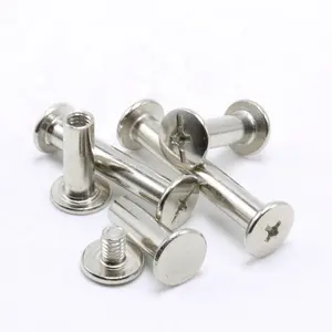 furniture cabinet connecting nickel coating male female barrel post binding furniture screws