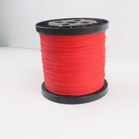 Ligne de pêche à la mouche en fluorocarbone tressée de 500 m, 1,0 mm-1,8 mm, pour la pêche au cerf-volant et en rivière/ruisseau