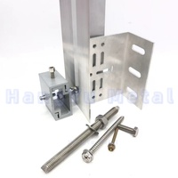 Système de fixation complet efficace Support de marbre métallique en aluminium personnalisé pour système de revêtement en pierre
