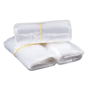 Ketebalan 0.04mm kemasan PVC panas menyusut plastik bungkus tas lengan tabung terowongan Film dengan lubang untuk KOTAK SEPATU sabun buku