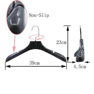 Appendiabiti in plastica antiscivolo personalizzabili con logo, neri e bianchi, per gonne da donna, abiti da sposa, giacche, abiti da uomo, cappotti, bikini e camicie - Product Image 2