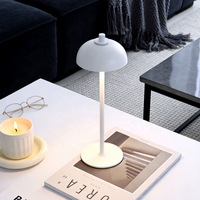 Lampe de bureau en fer, design farmhouse, commande tactile, lampe LED sans fil rechargeable par USB, à intensité variable, type C, décoration intérieure, lampe de table pour chambre à coucher, USB