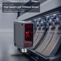 Séparateur optique de couleurs, capteur de distance optique DTOF 1000Hz IP65 RS485 10m pour vérification de cheminée de capteur de distance photoélectrique