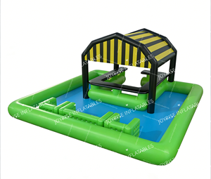 Bar de <span class=keywords><strong>piscine</strong></span> gonflable de luxe en PVC vert, château gonflable flottant pour <span class=keywords><strong>jardin</strong></span>, fête en plein air - Product Image 2