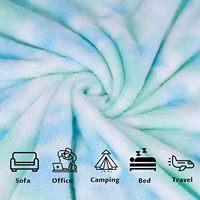 Plaid en polaire doux moderne pour enfants, technique de tissage en flanelle, plaid chaud pour lit, idéal pour l'hiver