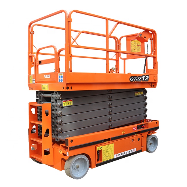 Pin Powered 220V Điện Thoại Di Động Tự Hành Thủy Lực Scissor Lift Nền Tảng Bảng Với Giá Tốt