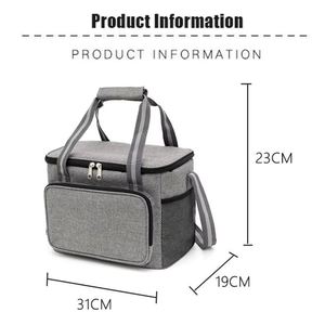Wholesale Custom <b>Insulated</b> Bags Outdoor Picnic <b>Lunch</b> <b>Box</b> Food Delivery with Logo - Product Image 4